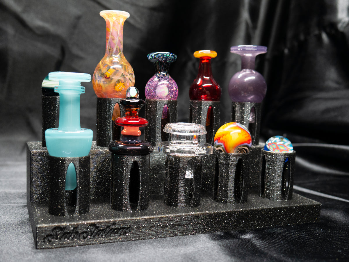 Carb Cap Displays Slab Stations